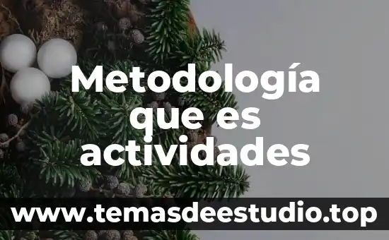 Que es generacion de resultado de metodologia de la investigacion 3 Metodología que es actividades