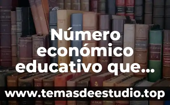 Qué es negocio en economía 5 Número económico educativo que es