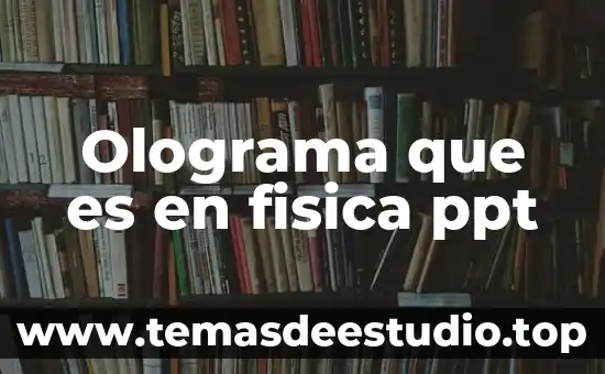 Que es la ley de cultura fisica y del deporte 6 Olograma que es en fisica ppt