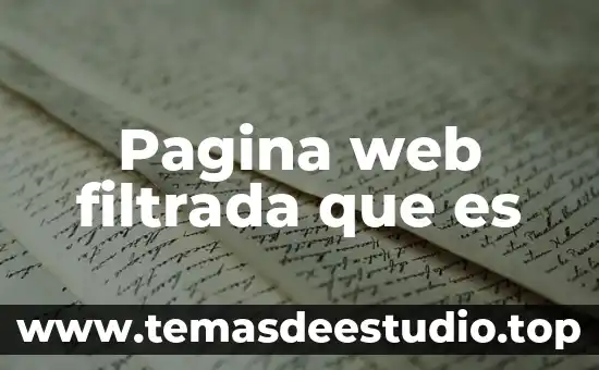 Por que es confiable de una pagina web 8 Pagina web filtrada que es