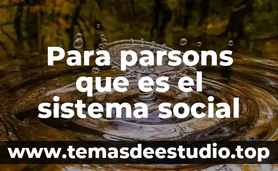 Que es justicia social maria de la luz lima malvido 8 Para parsons que es el sistema social
