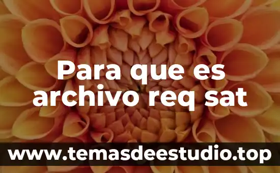 Qué es cambiar el nombre a una carpeta a archivo 3 Para que es archivo req sat