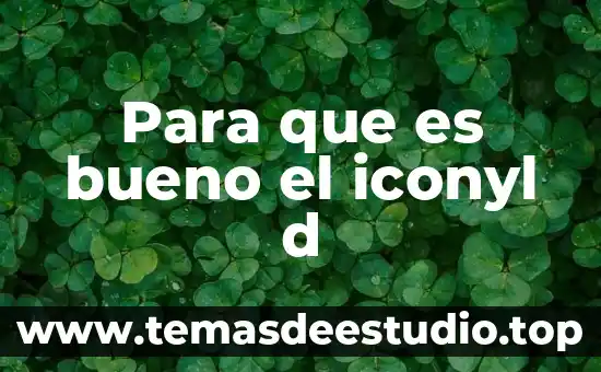 Qué es eliminado causa d 3 Para que es bueno el iconyl d