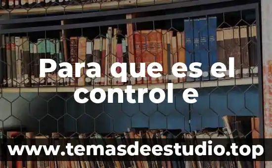 Que es la teoría del control cultural 8 Para que es el control e