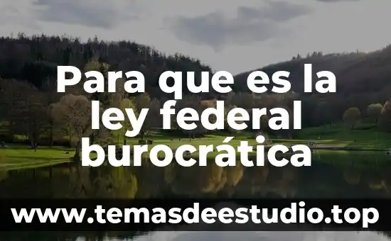 Que es el codigo penal federal historia 4 Para que es la ley federal burocrática