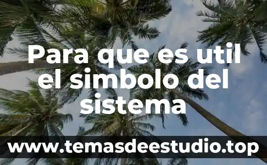 Para que es util la prueba de hipótesis 8 Para que es util el simbolo del sistema