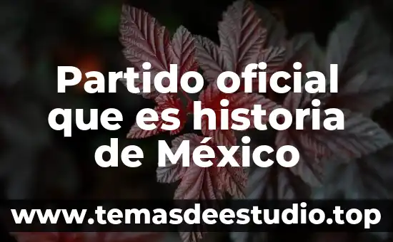 Que es un alineamiento y numero oficial tepic 8 Partido oficial que es historia de México