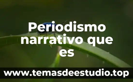 Qué es el argumento de la historia 6 Periodismo narrativo que es