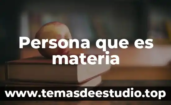 Que es una persona de color judia 7 Persona que es materia