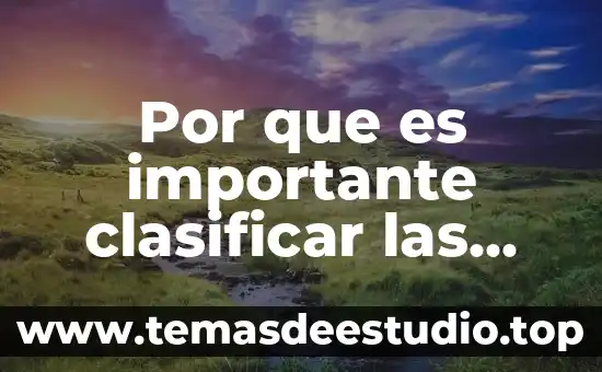 Por que es importante disminuir el chupeteo en los bebés 4 Por que es importante clasificar las empresas