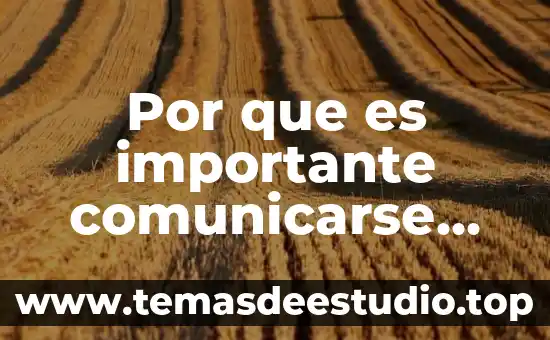 Por que es importante comunicarse correctamente