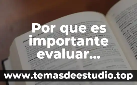 Por que es importante evaluar programas