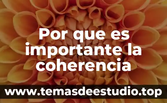 Puntos por qué es importante difundir la cultura en México 3 Por que es importante la coherencia