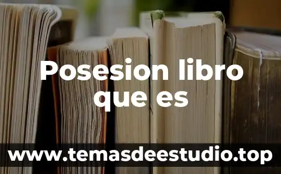 Nombre del libro que es es 6 Posesion libro que es