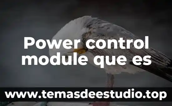 Que es la evaluacion presentacion en power point 3 Power control module que es