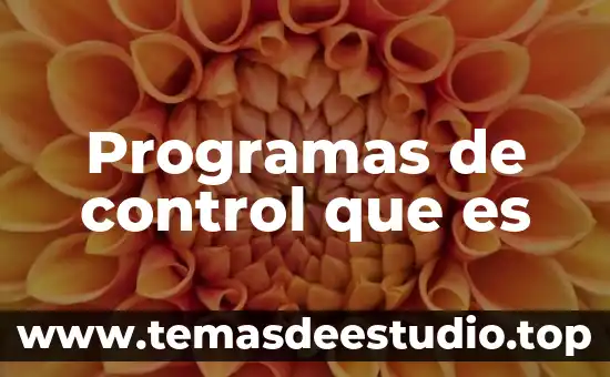 Que es el garabateo sin control 5 Programas de control que es