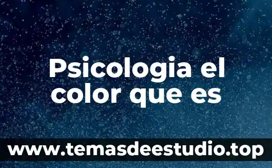 Psicología que es lo opuesto a una personalidad controladora 3 Psicologia el color que es