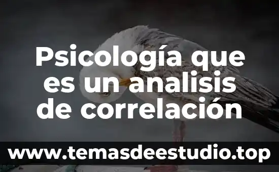 Que es el anagrama psicologia 4 Psicología que es un analisis de correlación