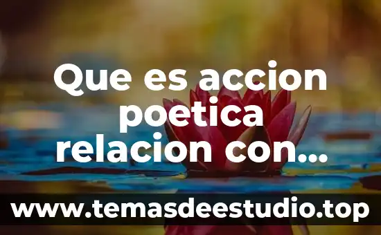 Que es accion poetica relacion con aforismo