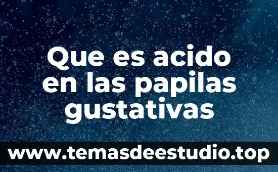 Qué es la sociedad del conocimiento y de la información 6 Que es acido en las papilas gustativas