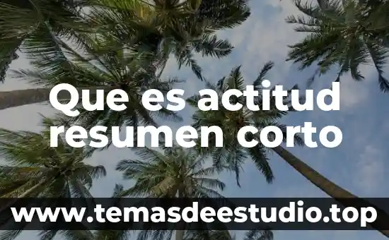 Que es anorexia concepto corto 7 Que es actitud resumen corto