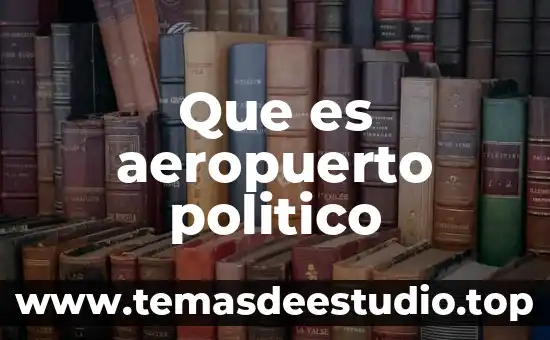 Que es sistema político y sus elementos 3 Que es aeropuerto politico