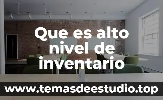 ¿Qué es libertad de expresión definición para nivel primaria? 3 Que es alto nivel de inventario