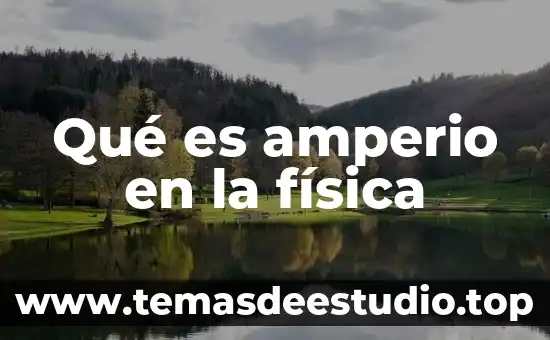 Que es la ley de cultura fisica y del deporte 8 Qué es amperio en la física