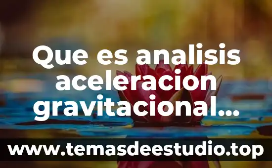 Obesidad que es y concepto 4 Que es analisis aceleracion gravitacional en fisica