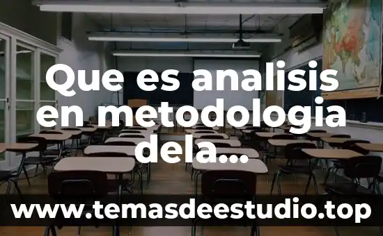 Que es la planificación en metodologia dela investigacion 4 Que es analisis en metodologia dela investigacion