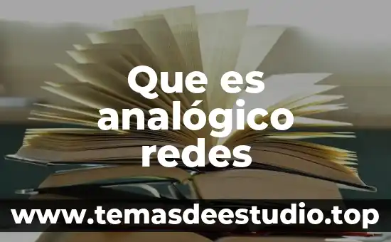 Qué es el sp en redes 8 Que es analógico redes