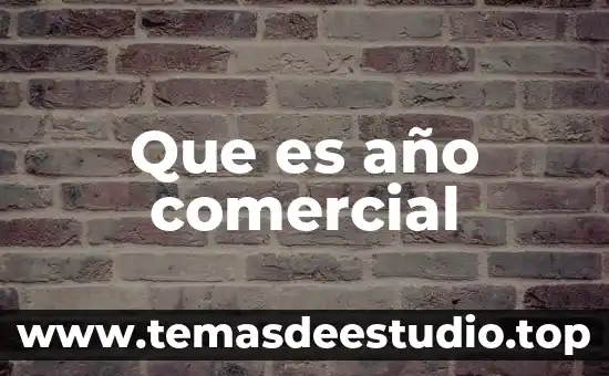 Que es el nombre comercial de una empresa ejemplos 3 Que es año comercial