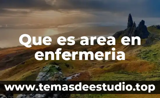 Que es febricula en enfermeria 5 Que es area en enfermeria