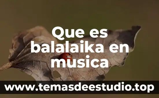 Que es celta en musica 4 Que es balalaika en musica