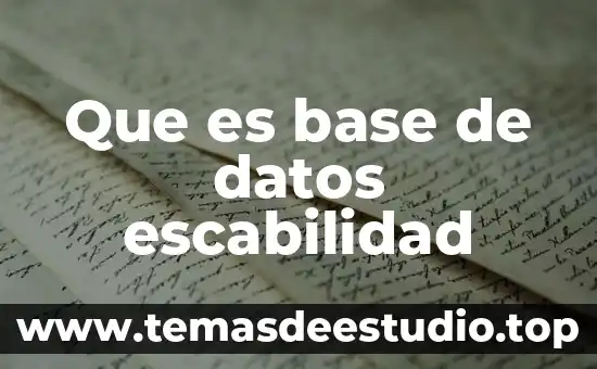 Que es y para que sirve una flor preescolar 3 Que es base de datos escabilidad