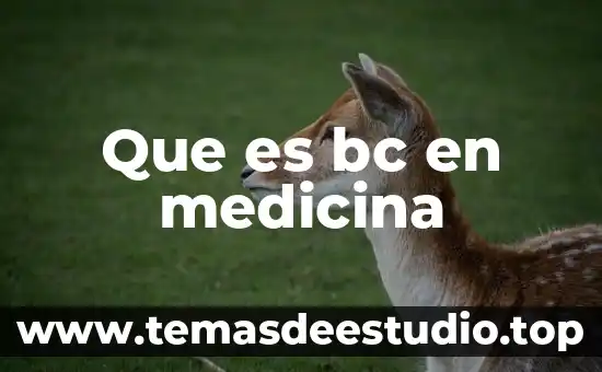 Qué es tiña en medicina 6 Que es bc en medicina