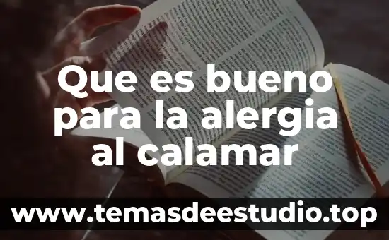 Control negativo en alergia que es 3 Que es bueno para la alergia al calamar