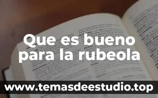 Soful lt para que es bueno 3 Que es bueno para la rubeola