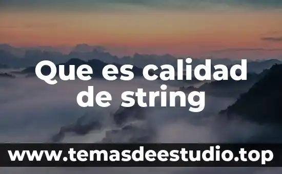 Qué es calidad de una mezcla saturada en termodinámica 6 Que es calidad de string