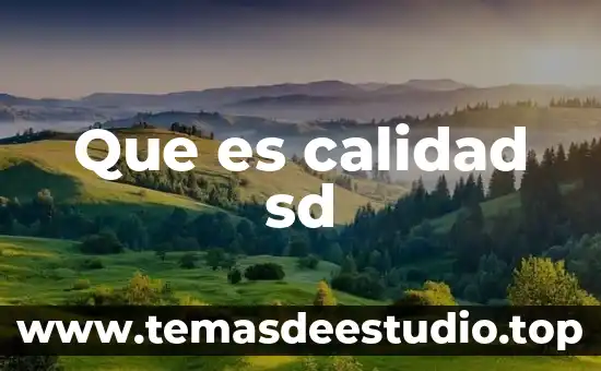 Qué es un hafu en calidad 5 Que es calidad sd