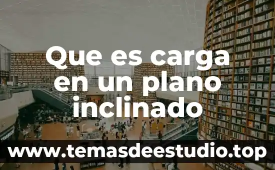 Qué es la campo concepto 4 Que es carga en un plano inclinado