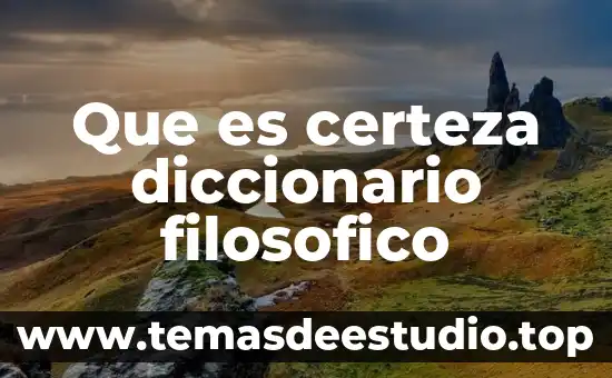 Comportamiento reproductivo animal que es 6 Que es certeza diccionario filosofico