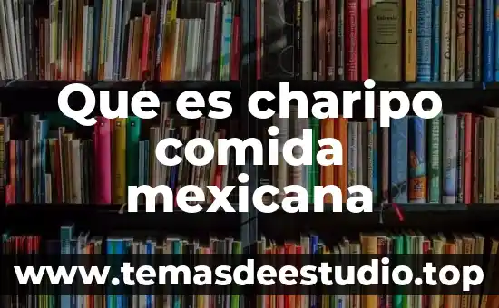 Que es okaraca en comida 3 Que es charipo comida mexicana