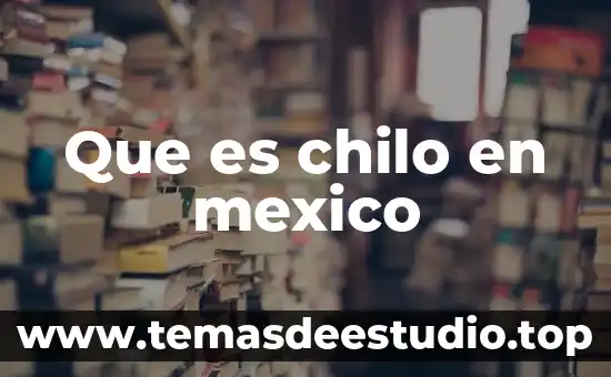 Que es el conocimiento metacognitivo en estrategia 6 Que es chilo en mexico