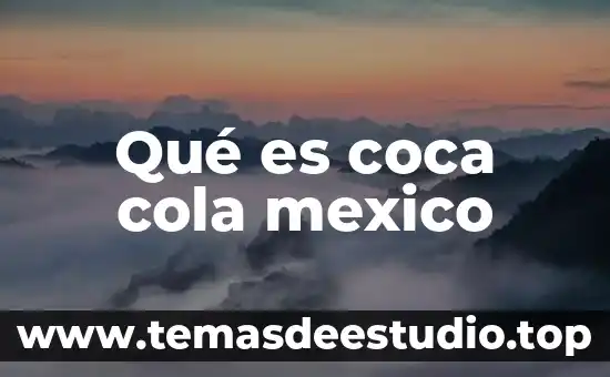 Que es el ser humano teorias 5 Qué es coca cola mexico