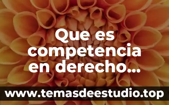 Que es el principio de acto derecho penal 7 Que es competencia en derecho mercantil