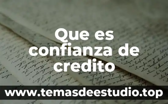 Qué es el vacuno definición 6 Que es confianza de credito