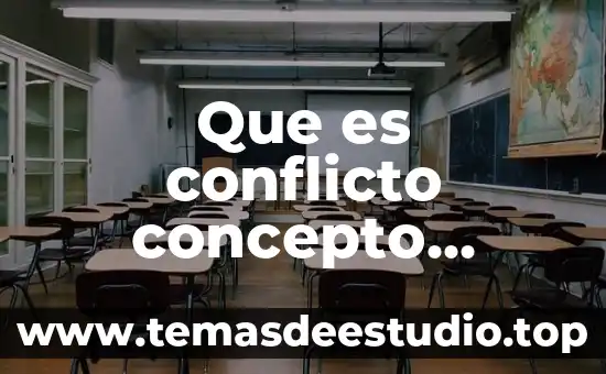 Que es conflicto concepto juridico