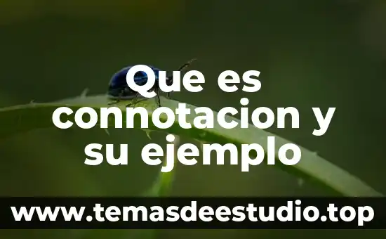 Que es connotación ala nacion independiente naciente 5 Que es connotacion y su ejemplo