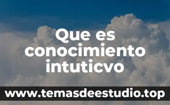 Qué es conocimiento para Erik Erikson 3 Que es conocimiento intuticvo